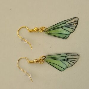 Handcrafted Mini Butterfly Wing Earrings